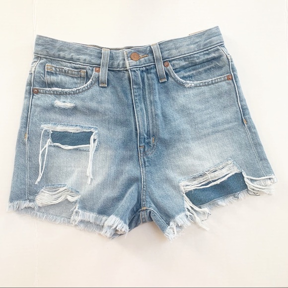 Madewell Pants - ❤️ SOLD Madewell Destroyed The Mom Jean Denim Shorts